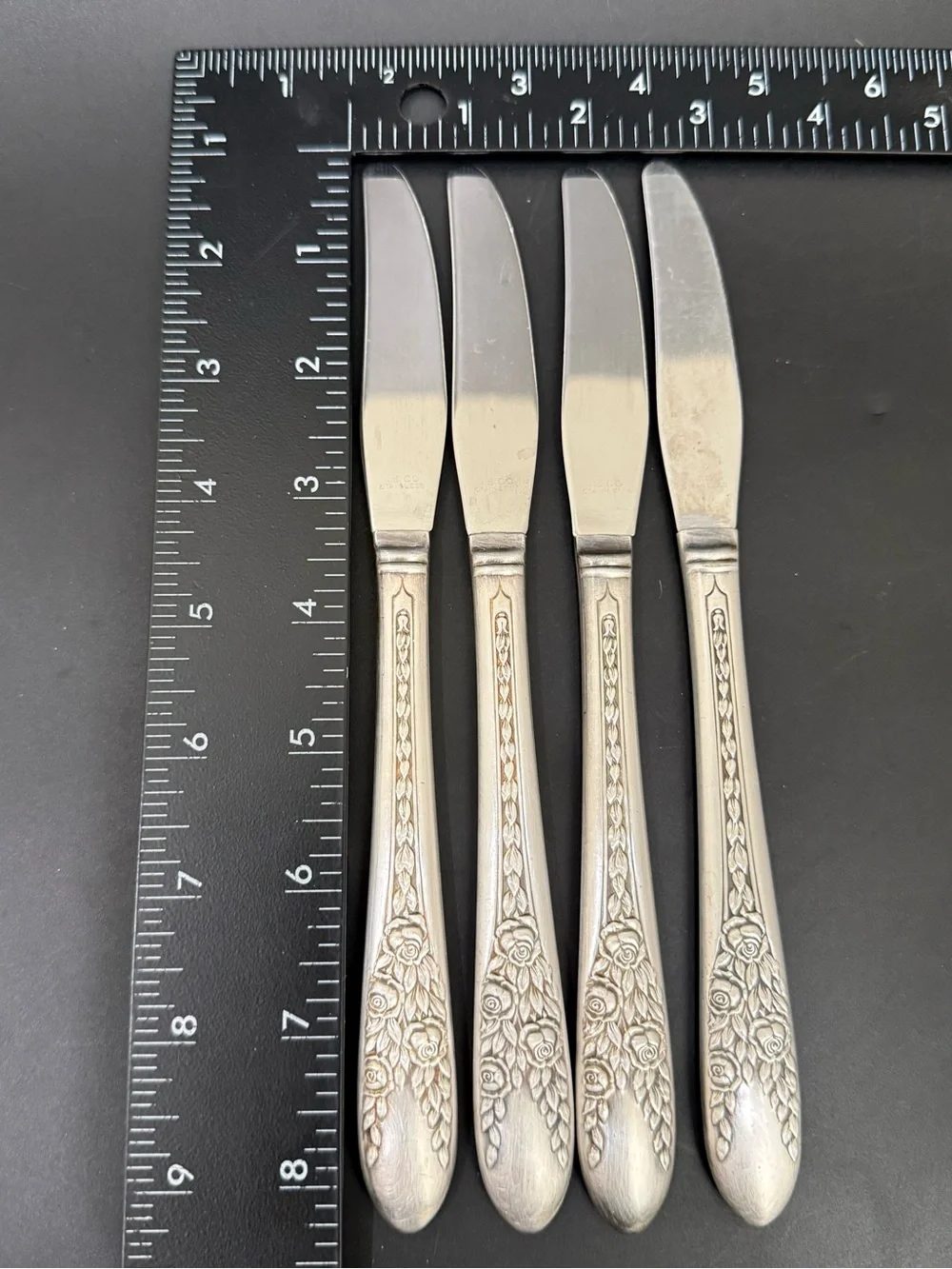 National Silver Co. 4pcs vintage